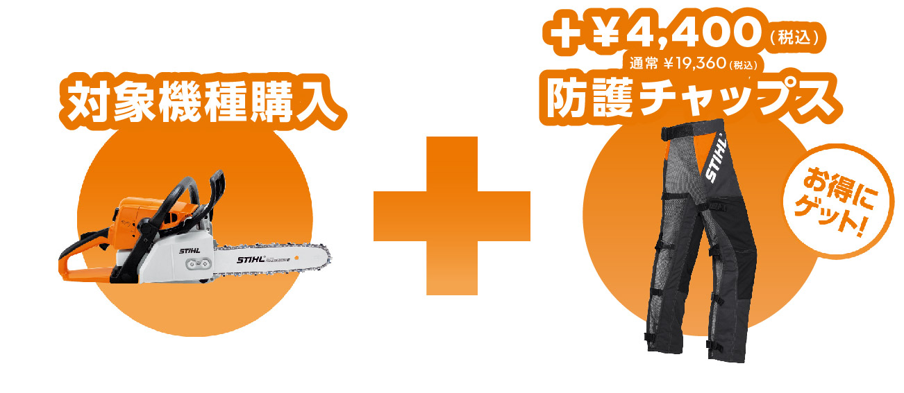 限定1 000セット チェンソー安全作業促進キャンペーン Stihl スチール チェンソー チェーンソー 農業機械 刈払機 ヘッジトリマー 草刈機 エンジンカッター ブロワー 林業 Stihl