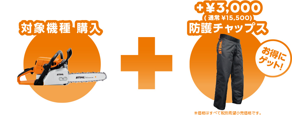 対象機種購入時、+3,000円(通常15,000円)でお得にゲット
